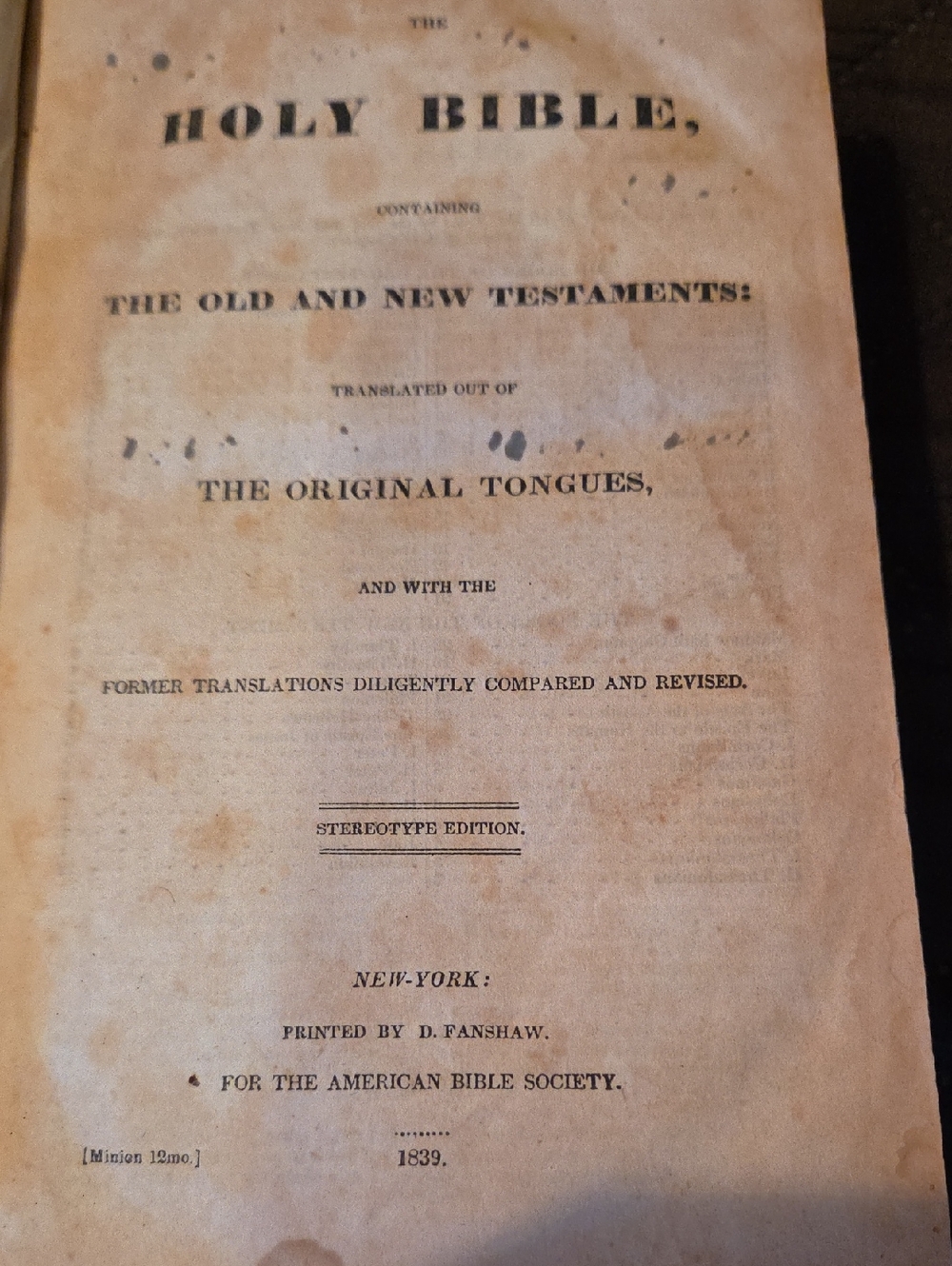 1839 Bible And Religious Card & Booklet - Picture 2 of 13